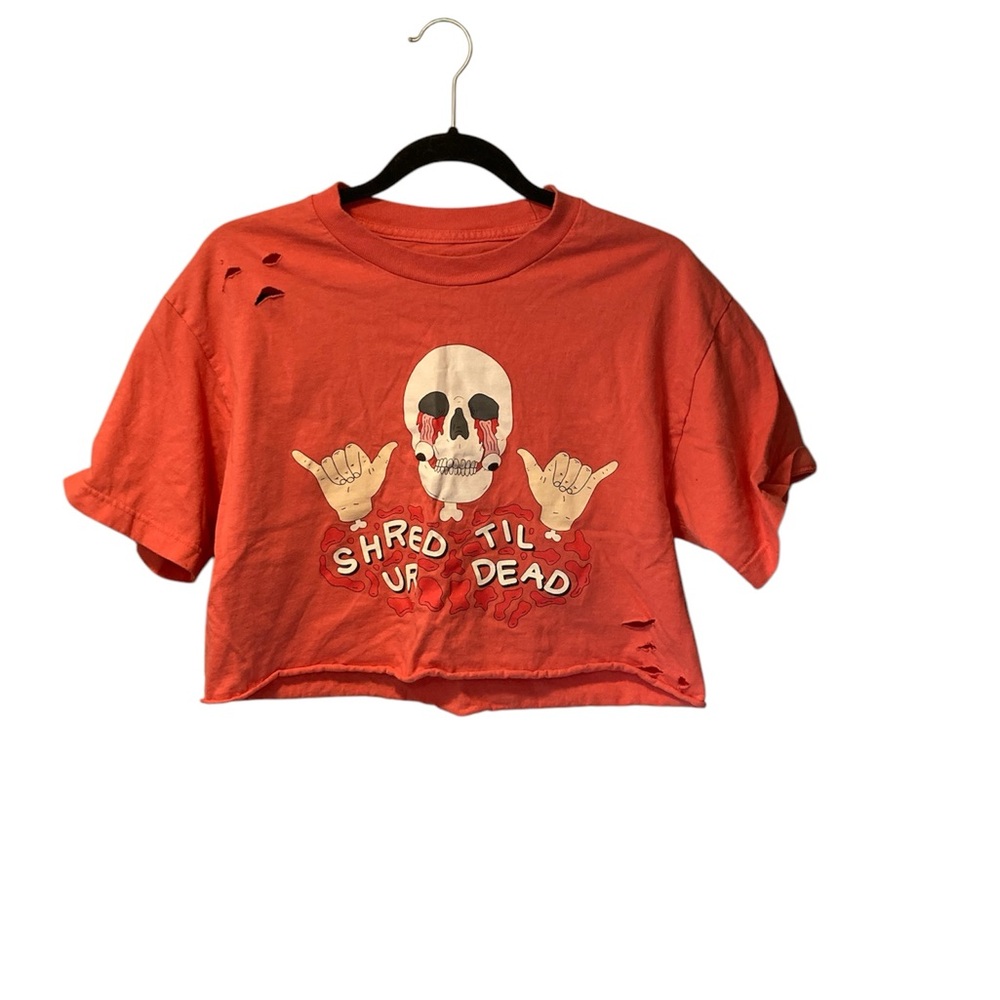 Shred cropped Graphic T-Shirt